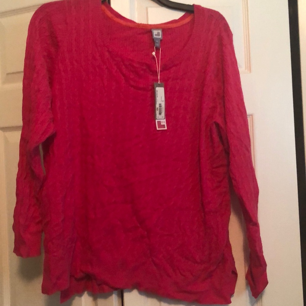 Plus size sweater.
